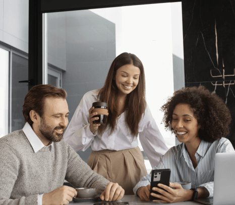 Enterprise teams collaborating to drive AI-powered business transformation